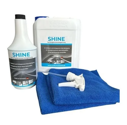 Unikum OPTIMUS SHINE Sprühglanzversiegelung SET  5 Liter + 1 Liter Sprühflasche