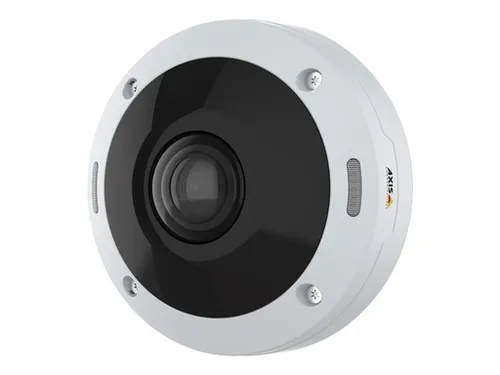 Axis NET Camera M4308-PLE DOME - Überwachungskamera mit 4MP Auflösung und 180° Sichtfeld, ideal für umfassende Sicherheitslösungen in Innen- und Außenbereichen.