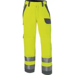 Kübler Hose PROTECTIQ HIGH VIS ARC1 PSA 3 - Warnschutzhose in warngelb/anthrazit mit zertifizierter Veredelungsmöglichkeit und ergonomischer Linienführung für optimale Bewegungsfreiheit.