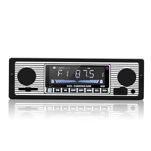 Classic Car Stereo Bluetooth Autoradio mit Fernbedienung