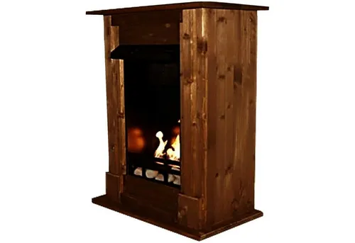 Kaminbau Mierzwa Echtfeuer-Dekokamin Madrid Deluxe