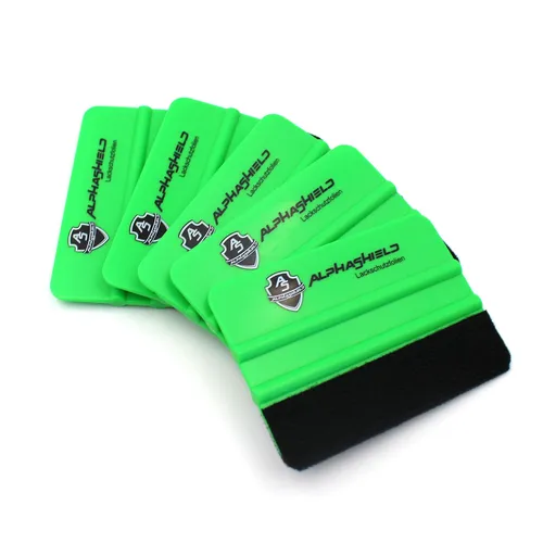 5er Set Rakel inkl. Filz Folien Set Car Wrapping Werkzeug Spachtel T043