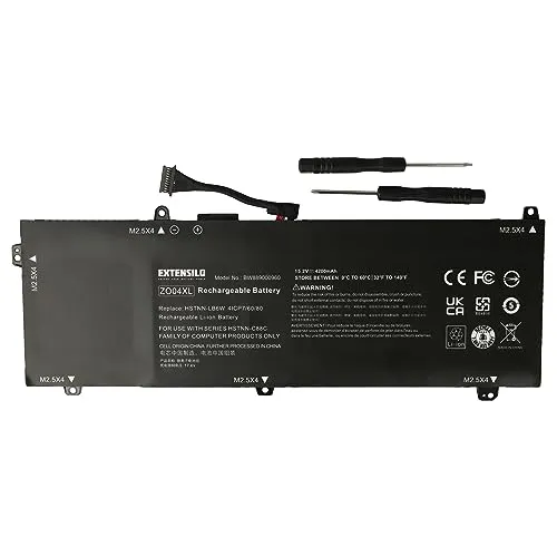 EXTENSILO Akku Ersatz für HP 808396-421, 808450-001, HSTNN-C88C, HSTNN-LB6W, ZO04 für Notebook (4200mAh, 15,2V, Li-Ion)