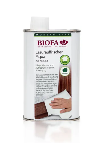 BIOFA Lasurauffrischer Aqua 5295 Pflege und Auffrischung 0,25L (27,80 EUR/l)