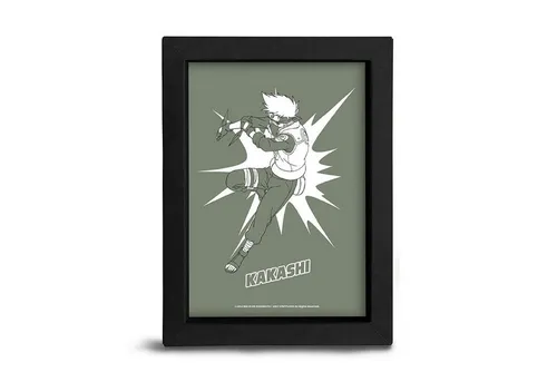 ABYstyle Poster Naruto Shippuden - Frame Kraft 150cm - POP Color - Kakashi