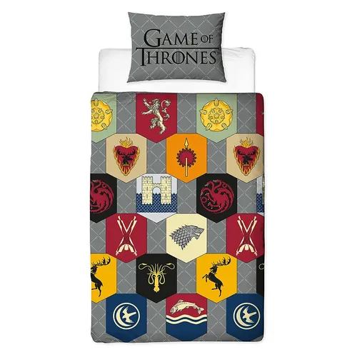 Game of Thrones Kultig Einzelbettbezug Set 2-in-1 Designs Haus Banner