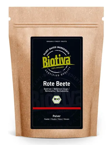 Rote Beete Pulver Bio 250g Biotiva (51,96 EUR/kg)