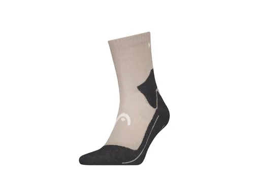 Head Wandersocken HEAD HIKING WARM SHORT CREW 1P Zonenpolsterung für zusätzlichen Komfort braun 43-46