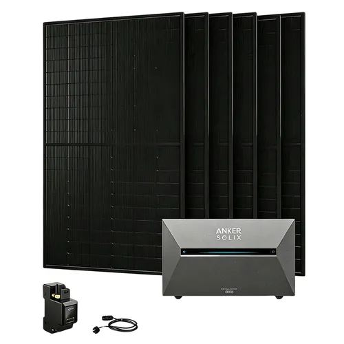 Powerness® Balkonkraftwerk mit Speicher und Anker SOLIX Solarbank 3 E2700 Pro