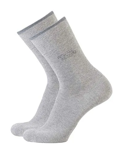 camel active 2er Pack Basic Socks 6590 150 grey melange Strumpf grau doppelpack, Size:43-46