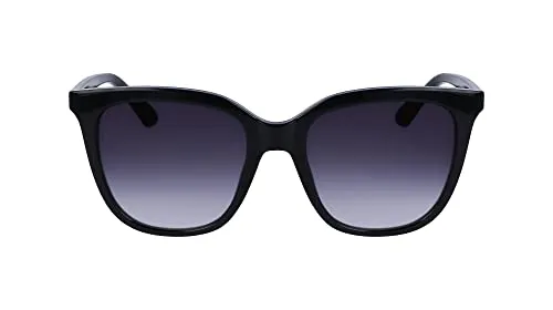 Calvin Klein CK23506S Damen-Sonnenbrille - Sportbrillen mit grauem Vollrand-Design, gefertigt aus umweltfreundlichem Bio-Kunststoff für stilbewusste Damen.