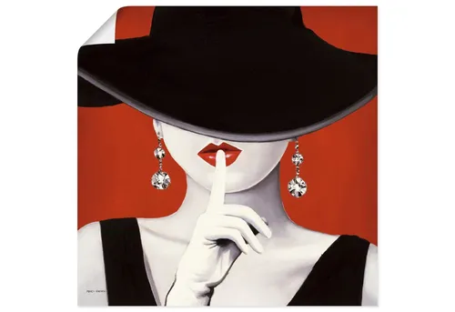 Poster & Bildende Kunst Rot von ARTland