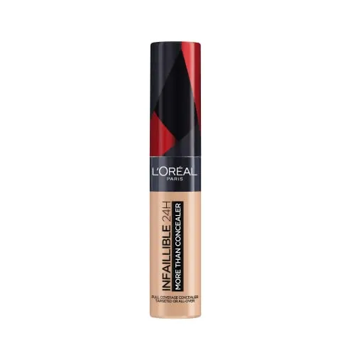 L'Oréal Paris Concealer zum Abdecken und Auffrischen, Für ein deckendes Finish und bis zu 16H Halt, Infaillible More Than Concealer, Farbe: 326 Vanilla, 11 ml