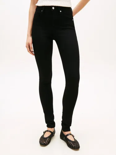 Tommy Hilfiger Skinny-fit-Jeans DNM BLACK COMO SKINNY RW schwarz 34 - Stylische Skinny-fit-Jeans in Schwarz, ideal für lässige Outfits. Mit Stretchanteil für optimale Passform und Tragekomfort. Pflegeleicht und vielseitig kombinierbar.