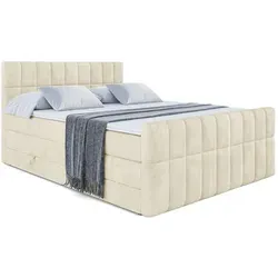 Altdecor Boxspringbett 180x200 cm, Beige