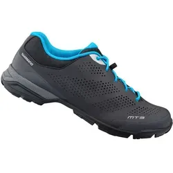 Shimano SH-MT301 Fahrradschuhe - schwarz - blau - 38 - Fahrradschuhe für Freizeit-Fahrten, optimaler Komfort und Passform, ideal für leidenschaftliche Radfahrer.