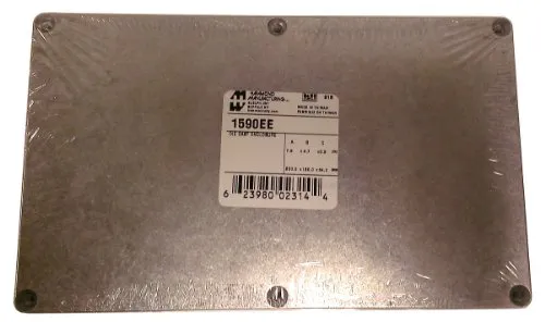 Hammond Electronics 1590EE Universal-Gehäuse - Aluminium Halterung mit exzellenter EMV-Abschirmung, schützt vor Abhörattacken und blockiert Mobilfunk-, WLAN- und GPS-Signale.