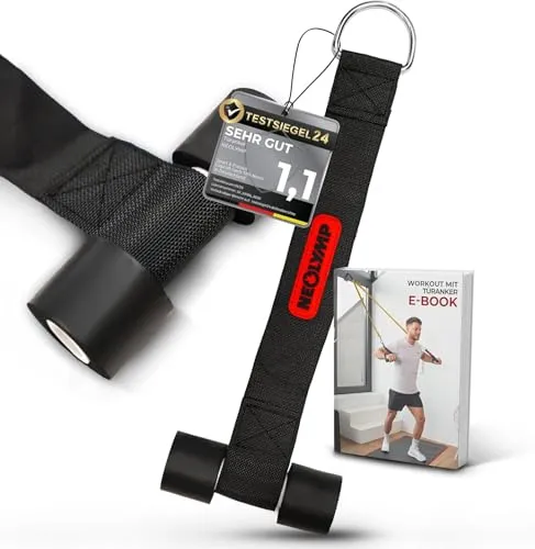 NEOLYMP Türanker für Fitnessbänder, Klimmzugbänder und Therapiebänder - Resistance Band Türanker, Türanker Fitnessband, Türanker für Widerstandsbänder