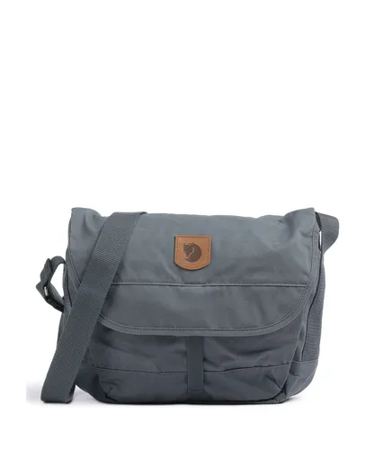 Fjällräven Greenland Shoulder Bag 9L - Graue/Blau Umhängetasche - Robuste Umhängetasche mit gepolstertem Schultergurt und Laptopfach, ideal für Freizeit und Business. Hergestellt aus langlebigem Material für langanhaltenden Komfort.