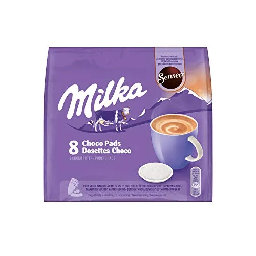 Senseo Milka Kakao Pads, 80 Stück - Kaffeekapseln & Pads – Köstliches Kakaogetränk mit Milka Schokoladengeschmack, perfekt für Ihre Senseo Pad-Maschine und ideal für Schokoladenliebhaber.