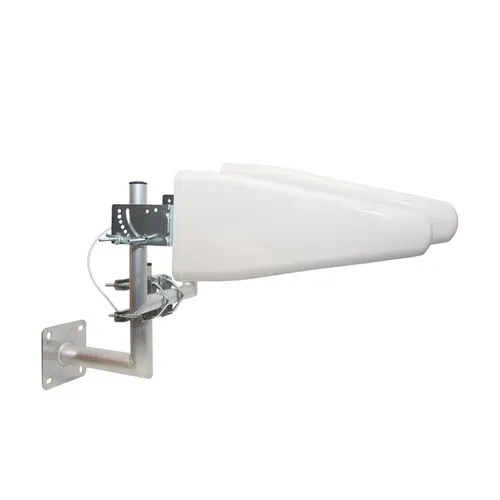 PremiumX LTE-Antenne Outdoor - 3G 4G MiMo Duo-Richtantenne - Antennen & Signalverstärker: Optimiert Ihre mobile Netzwerkverbindung mit bis zu 12 dB Gewinn, ideal für Modems von Vodafone und Telekom, inklusive 10m Kabel und Wandhalterung.