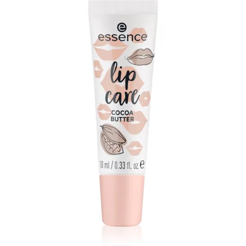 Essence COCOA BUTTER Lippenpflege 10 ml - Essence COCOA BUTTER, 10 ml, bietet intensive Feuchtigkeit für Ihre Lippen. Die vegane Formel schützt und regeneriert die empfindliche Haut und sorgt für ein geschmeidiges Lächeln.