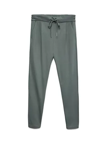 VERO MODA Vmeva Mr Loose String Pant - Balsam Green, XS/34L - Damen-Hose von VERO MODA mit Kordelzug und verstellbarem Bund für optimalen Tragekomfort und lockere Passform.