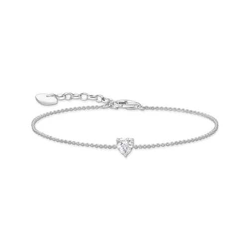 Thomas Sabo Armband mit pinkfarbenem Zirkonia-Herz von THOMAS SABO