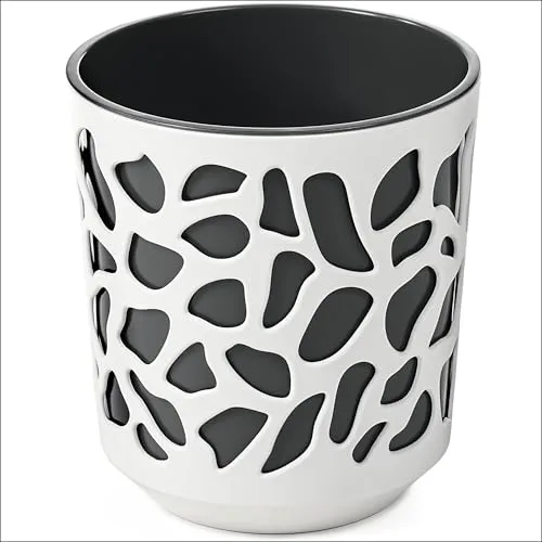 KONZEPT Blumentopf 30 cm Durchmesser, große - 12 Liter, Übertopf aus Kunststoff für Zimmerpflanzen ideal für Wohnzimmer, Küche und Balkon