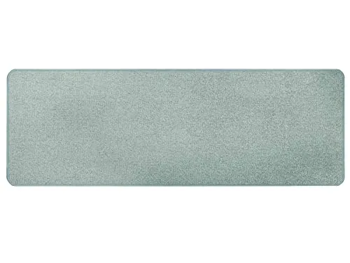 Primaflor Kurzflor Wohnzimmerteppich - Manila, Mintgrün, 67x180 cm, Viele Größen und Farben, Moderner Teppich für Kinderzimmer, Arbeits- und Schlafzimmer, Fußbodenheizung geeigneter Teppichläufer