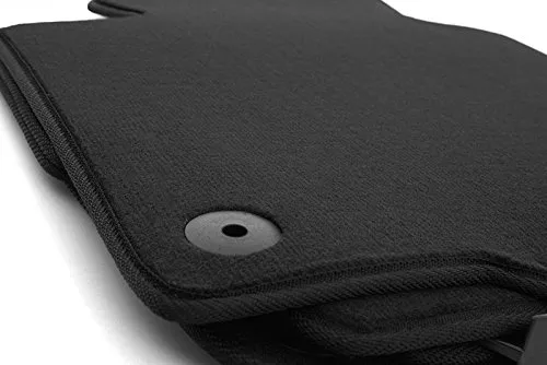 kh Teile 6402 Fußmatten D Velour Automatten Set 4-teilig schwarz