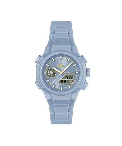 Lacoste LC33 Analoge-Digitale Multifunktions-Quarzuhr - Armbanduhren für Damen mit hybridem Uhrwerk, 40mm TR90 Gehäuse und wasserfest bis 10ATM – ideal für sportliche Aktivitäten und stilbewusste Trägerinnen.