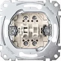 Doppeltaster Einsatz 2 Schalter 1-polig 10 Ampere 250 Volt Wechselstrom MEG3055-0000 Retail