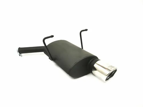 Ulter Sportauspuff Endschalldämpfer 1x90mm eingerollt Mini One 2000-2006 1.6l