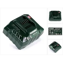 Metabo Ladegerät ASC 30-36 V AIR COOLED - Zubehör für Elektrowerkzeug, schnelles und effizientes Laden durch AIR COOLED-Technologie für längere Akkulebensdauer.