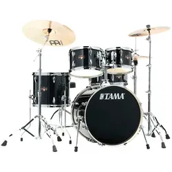 Tama IP50H6W-HBK Imperialstar Drumset 5 teilig - Hairline Black/Chrom HW + MEIN... - Schlagzeug