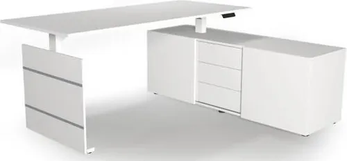 Sitz-/Stehtisch Move 3 mit Sideboard 180x80 cm von Kerkmann