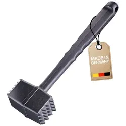 WESTMARK Fleischklopfer Robusto Black Edition – Doppelseitiger Schnitzelklopfer, Anthrazit, griffige Haptik grau