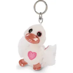 NICI Schlüsselanhänger Love White Swan 8cm, GRÜN - Rosa von NICI