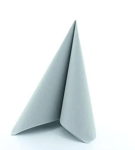 Stoffservietten Grau von Mank