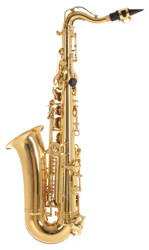 Roy Benson AS-201 Student Alt Saxophon - Lackiertes Kindersaxophon, ideal für den Einstieg in die Musikwelt und perfekt für junge Musiker.
