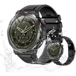 Valdus Fitness-Tracker für Herren & Damen – Stilvolle Fitnessuhr mit Telefonfunktion - Valdus Fitness-Tracker für Damen & Herren – 400mAh Akku, Herzfrequenz-, Schlaf- & Stressmessung – ideal für aktive Lebensstile. Die elegante Uhr verbindet Fitness-Tracking mit praktischen Smart-Funktionen für den Alltag.