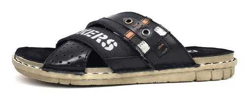 Dockers by Gerli Herren Klassische Sandalen - Clogs & Pantoletten für Herren, aus hochwertigem Leder mit praktischem Klettverschluss für optimalen Sitz und Komfort beim Tragen.