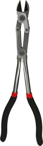 KS Tools KS 501 Doppelgelenk-Seitenschneider - Seitenschneider für schwer zugängliche Bereiche, extrem schmal mit tauchisoliertem Griff für sicheren Halt und präzises Arbeiten.