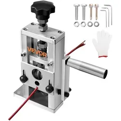 VEVOR Manuelle Kabelschälmaschine 1,5–25mm - Abisolierzangen für präzises Drahtabisolieren, ausgestattet mit langlebigen 64Mn-Klingen und Aluminiumlegierung für hohe Effizienz und Mobilität.