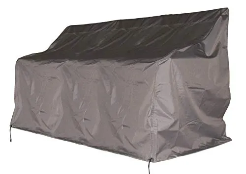 Quick Star Gartenmöbel-Schutzhülle Bankhülle 150x60x88cm Grau - Sitzgruppen-Schutzhüllen für Bänke bis 150cm Breite, wetterfest und langlebig aus 100% Polyester, schützt Ihre Möbel vor Witterungseinflüssen.