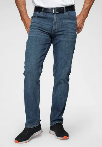 Wrangler Herren Red Kabel Straight Jeans, Authentic Blue, 44W/32L - Bequeme Straight-Fit Jeans aus Baumwolle mit klassischem Design, ideal für den Alltag und vielseitig kombinierbar. Zeitlose Eleganz trifft auf modernen Komfort.