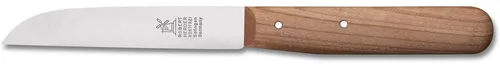 Herder Solingen Küchenmesser - Klassiker Gerade groß RF - Küchenmesser aus rostfreiem Chrom-Molybdän-Vanadium Stahl, ideal für Obst, Gemüse und Käse. Der ergonomische Kirschholzgriff sorgt für perfekten Halt und Komfort in der Küche.