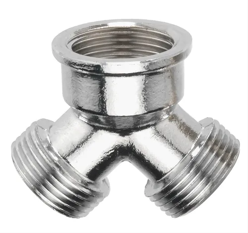 KIRCHHOFF MS 2-Wege-Verteiler, Chrom, 3/4