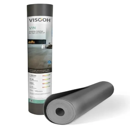 Trittschalldämmung für Klick Vinyl, Laminat & Parkett